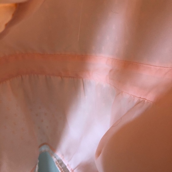 LOFT Peach Blouse Large EUC!! - Picture 8 of 9